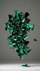 Leinwandbilder - Emerald Kinetic Green Spectacle