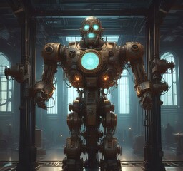 Wall Mural - illustration of techno background.