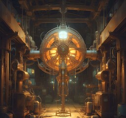 Wall Mural - illustration of techno background.