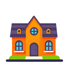 Fototapete - house icon isolated on white