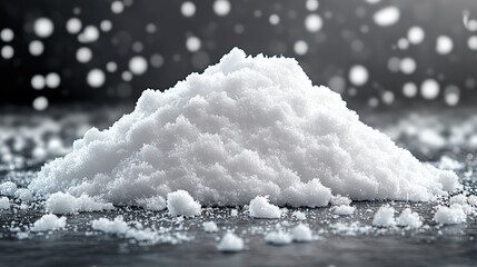 Poster - realistic snow small pile png with transparent background for winter and holiday designs ideal for projects seasonal decorations and digital artworks