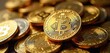 © Makaron - Close-up of shiny Bitcoin coins, symbolizing digital currency and investment opportunities in the cryptocurrency market.