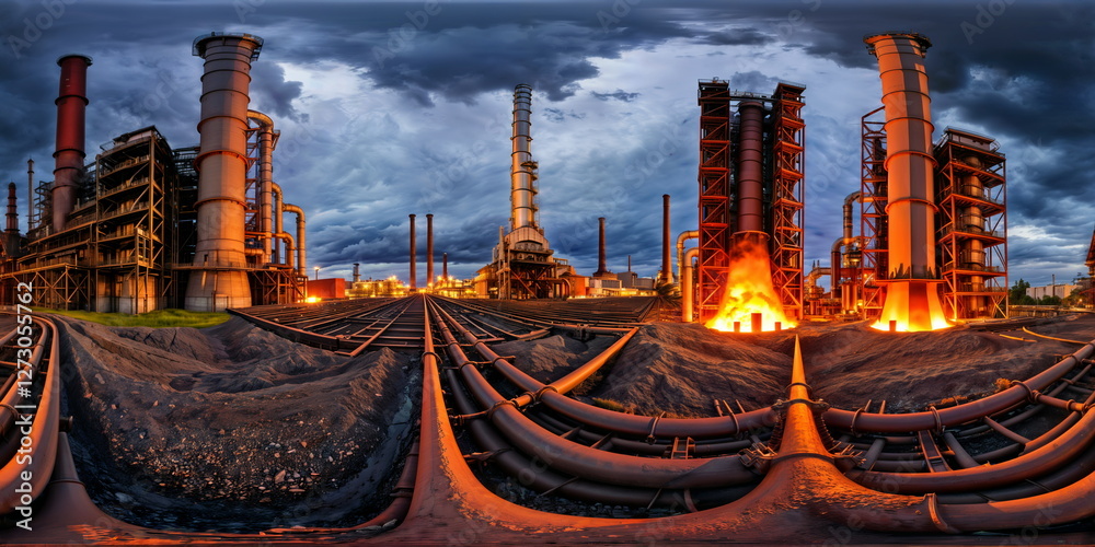 Full 360 degrees seamless spherical panorama HDRI equirectangular ...