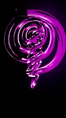 Poster - Magenta Vortex Spectacle Dazzling Color Explosion