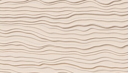 Poster - Beige Wavy Texture. Neutral Fluid Background. Soft Cream Patterns for Serene Designs. Calming Organic Ripples. Artistic Backdrop. Interior Decor Element. Subtle Shadows Create Depth. Tranquility and