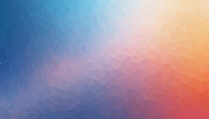 Poster - Geometric polygonal abstract background with gradient colors and subtle texture