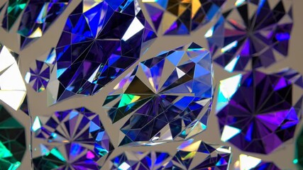 Leinwandbilder - rystalline Kaleidoscope Magic