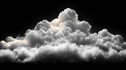Poster - white cloud png images with transparent backgrounds 3d illustration of cutout clean clouds for special effects
