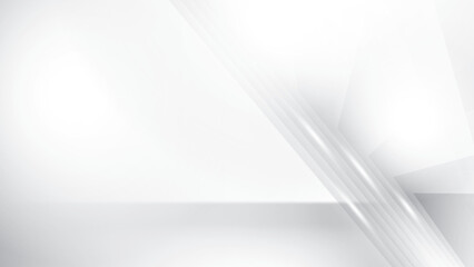 Wall Mural - abstract white and gray color background, straight light beam. vector illustration.