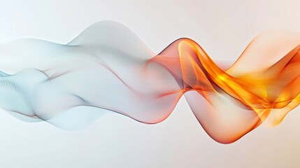 Poster - Mesmerizing 3D Abstract Waves in Liquid Glass-like Texture