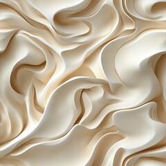 Poster - Seamless Organic Stucco Wave Pattern Textured Background Design