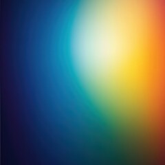 Wall Mural - a vibrant gradient of colors transitions smoothly from blue to yellow, creating a visually appealing