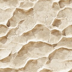 Poster - Stucco Inspired Seamless Pattern Soft Sand Texture Design for Walls