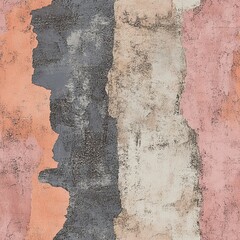 Poster - Stucco Texture Seamless Pattern Design with Smooth and Rough Contrast