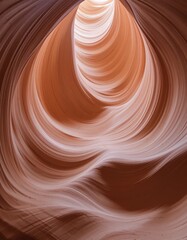 Poster - Canyon Serenity Warm Sandstone Walls...Nature's Artistry Sunlit Depths Unique Geological Formations. Slot Canyon Beauty Carved by Time Exploring Southwest Wonders. Captivating Desert Scenery.