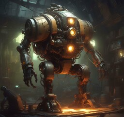 Poster - Illustration of techno background.