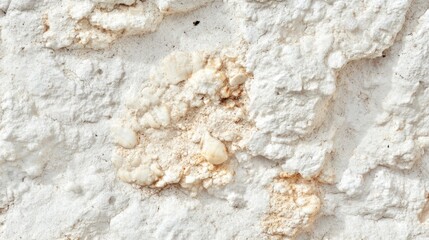 Poster - White Rock Surface With Embedded Fossils