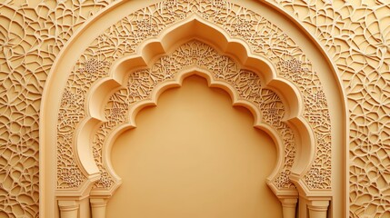 Aufkleber - Intricate Islamic Archway Architectural Design