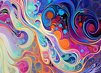 Wall Mural - abstract colorful background