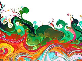 Wall Mural - abstract colorful background