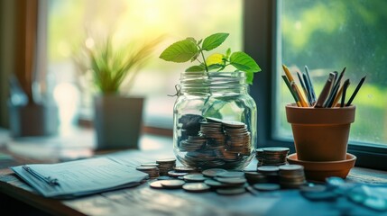 Poster - how to create a personal savings plan, outlining the importance of goal-setting, tracking progress, and staying disciplined to achieve financial independence.