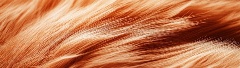 Poster - Reddish brown fur texture background image