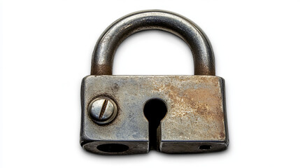 Poster - Padlock lock for safety and security protection with locked secure mechanism to interlock or lockout locking system illustration set isolated on white background