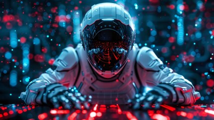 Poster - Exploring the intersection of AI and cyber technologies in a futuristic environment