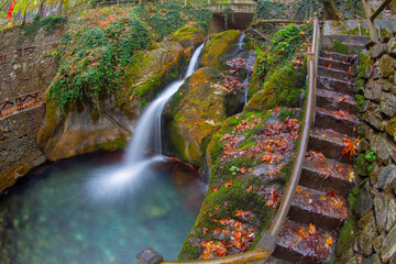 Wall Mural - Ayazma Pınarı Nature Park is located in the Bayramiç district of Çanakkale, at the foothills of the Kaz Mountains and attracts attention with its natural beauty.