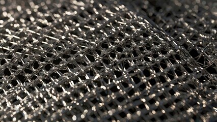close up of metal wire