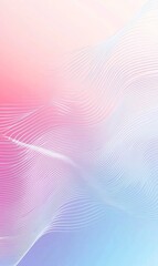 Wall Mural - modern abstract gradient background with wavy lines design in pink and blue