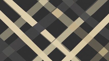 Aufkleber - Abstract Beige And Gray Geometric Pattern Design