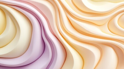 Poster - Abstract Pastel Swirls of Color and Light