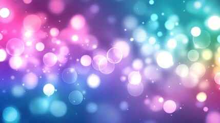 Poster - Abstract Colorful Bokeh Background Lights Sparkle