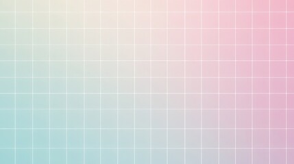 Poster - Pastel Grid Gradient Background Design