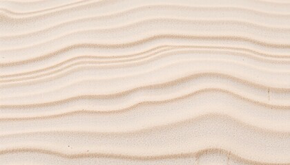 Poster - Sand Texture...Soft Waves of Light Sand. Serene Beach Ripples...Gentle Undulating Pattern...Natural Simplicity in Desert Landscape. Calmness, Tranquility, and the Beauty of Nature.