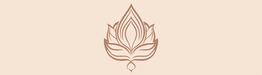 Aufkleber - Elegant Floral Mask Design Artistic Illustration
