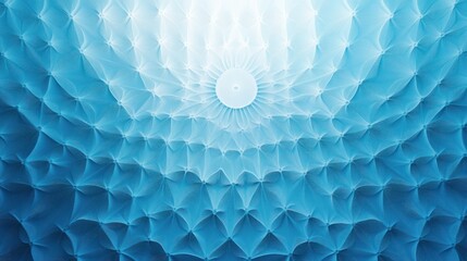 Aufkleber - Abstract Blue Pattern Dome Structure Design