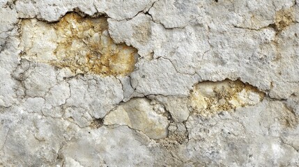 Aufkleber - Weathered Wall Texture Showing Cracks and Erosion