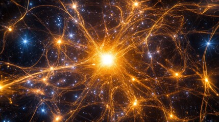 Poster - Cosmic Network Illuminates Celestial Bodies