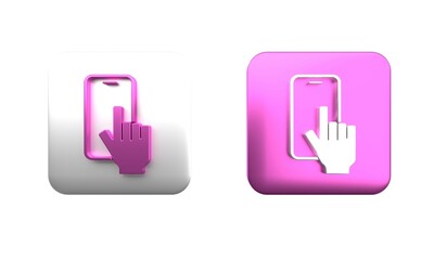 Poster - colorful phone repair service icon isolated on white background. adjusting, service, setting, mainte