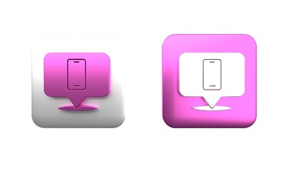 Poster - colorful phone repair service icon isolated on white background. adjusting, service, setting, mainte