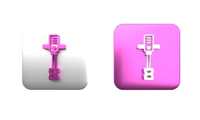 Poster - colorful electrical hand concrete mixer icon isolated on white background. handheld electric cement 