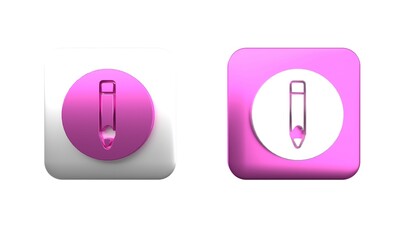Poster - colorful pencil icon isolated on white background. drawing and educational tools. school office symb