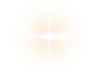 bright sunbeam light effect with golden glow, sparkles, and a magic halo. perfect for sunrise scenes