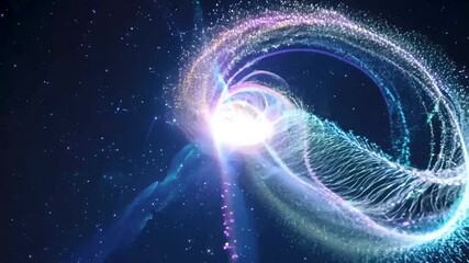 Wall Mural - Bright celestial event captured in the night sky