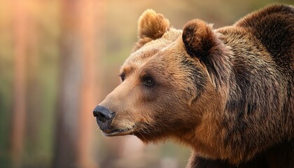 Wall Mural - brown bear lat ursus arctos
