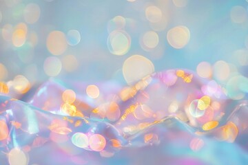 Wall Mural - the background can feature an abstract blurred circle created from bokeh light