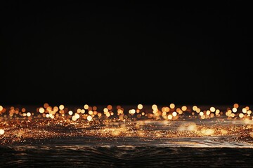 Wall Mural - glitter bokeh lighting effect creates a vibrant and abstract blurred background perfect for occasion