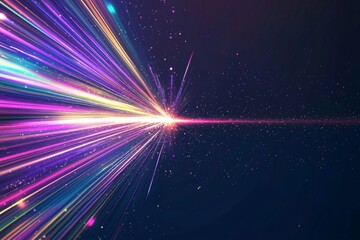 Poster - stock offers a futuristic and dark background with abstract psychedelic elements, including dark mag
